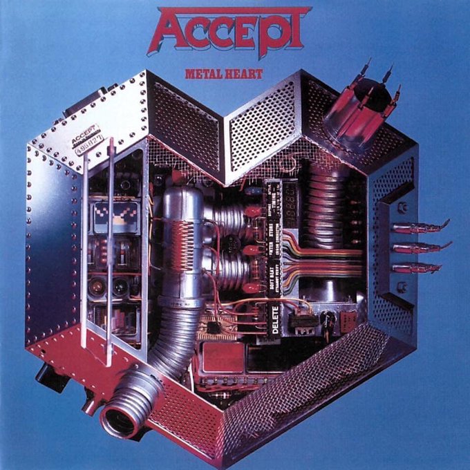 aisconolIy's tweet photo. Hace 35 años ( 4 Marzo 1985 ) #Accept lanza el album "Metal Heart" #MidnightMover #WrongIsRight #BoundToFail #HeavyMetal #Metal @accepttheband @Ludymetal1 @alavigne_cz @orphe666 @DonHater4 @polyunica1 @IvoniusAlive @OverThisVault @LauraGilligan7 @damiancarenza3 https://t.co/iGUwaqyRWI