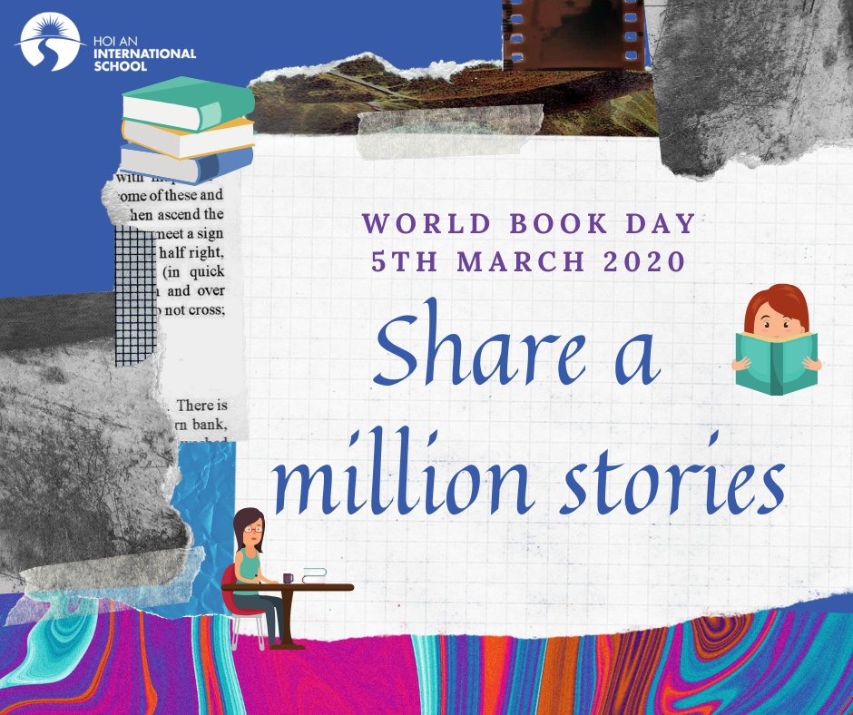 HAISedu's tweet photo. Let's together celebrate #WorldBookDay by writing a story or recording a story that you have read, or simply drawing, colouring or painting a picture of the book that you are reading. Comment on this post with your creations to celebrate the day together #WorldBookDay2020 https://t.co/MbcFgSIH1v