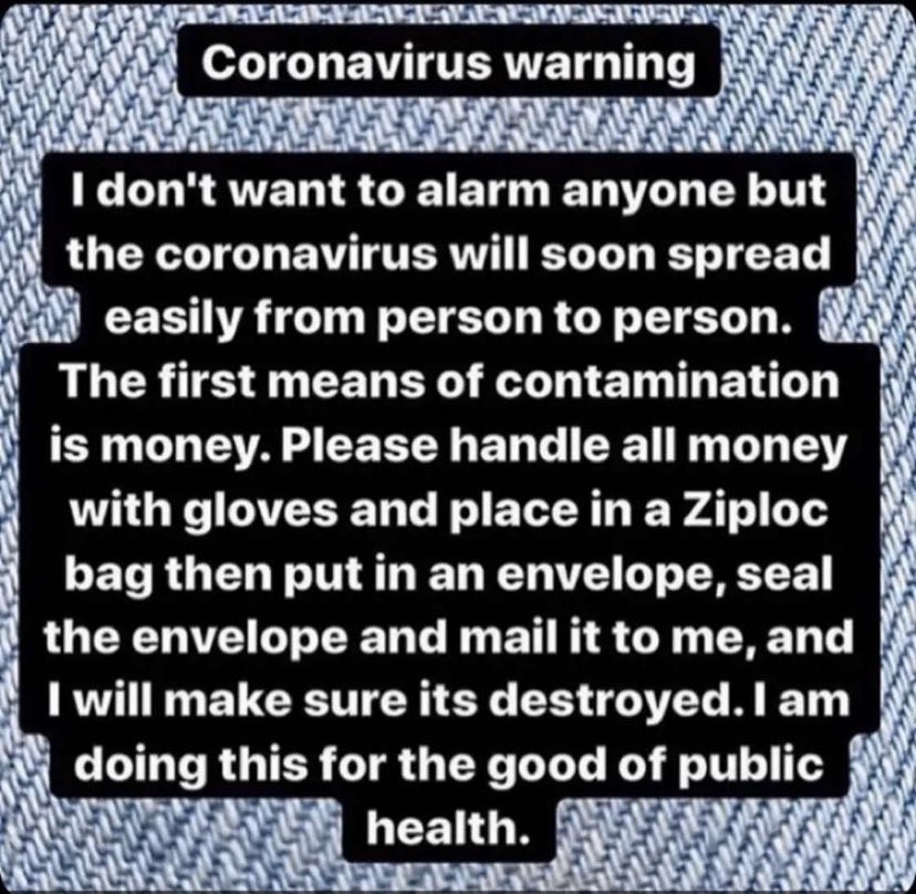 lynnesa11's tweet photo. #Coronvirus https://t.co/YgZsRDzFRX