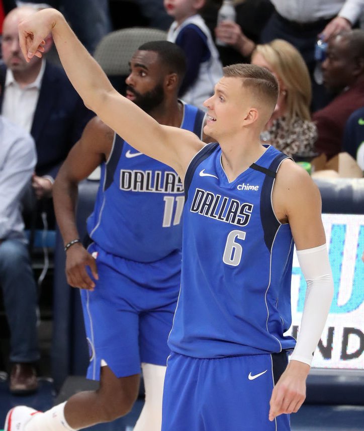 TheDunkCentral's tweet photo. Luka Doncic &amp; Kristaps Porzingis tonight 

Luka Doncic 
30 PTS - 17 REB - 10 AST

Kristaps Porzingis 
34 PTS - 12 REB - 5 BLK 

This duo 🔥 https://t.co/qr3vN9SvhI