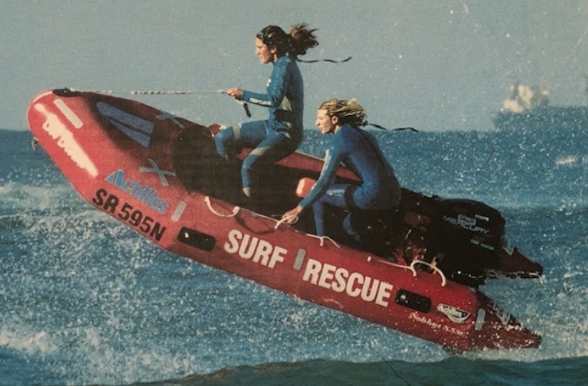 slsnsw's tweet photo. #WOMENINSLS // We're so thrilled that on #InternationalWomensDay this Sunday some of Surf Life Saving’s pioneering women will form a ‘Colour Party’ and lead the official #MarchPast at the #STATECHAMPS20
📸 Nobbys SLSC first Surf Boat and IRB crews
🗞️https://t.co/mnN3Rw9Vco https://t.co/U5769kWyv6