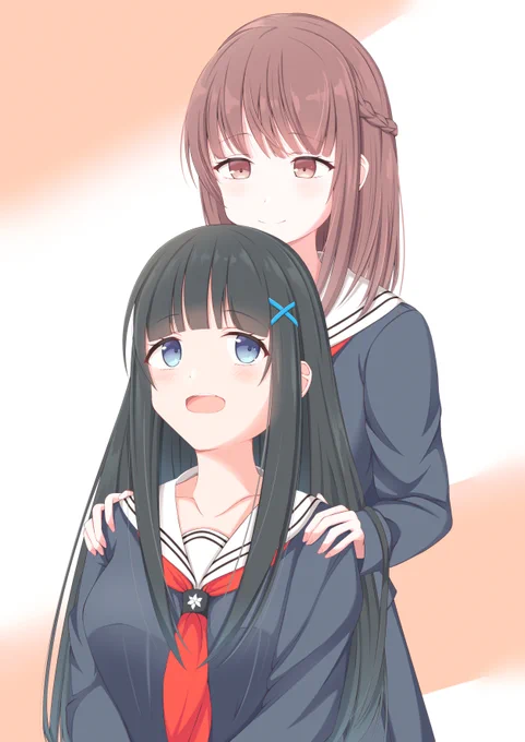 「それでねっ!それでねっ!」
#百合イラコン2 