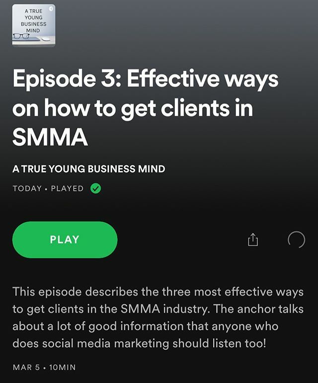 FiammaItalianNC's tweet photo. Episode 3 released!! Link in bio! I would really appreciate the support! This episode is about the ways of getting clients in the SMMA industry.

#entrepreneur #podcast #business #businesscasual #businessowner #smma #marketing #socialmediamarketing #webs… https://t.co/YeBOuSUtR7 https://t.co/byKbFyYd7b