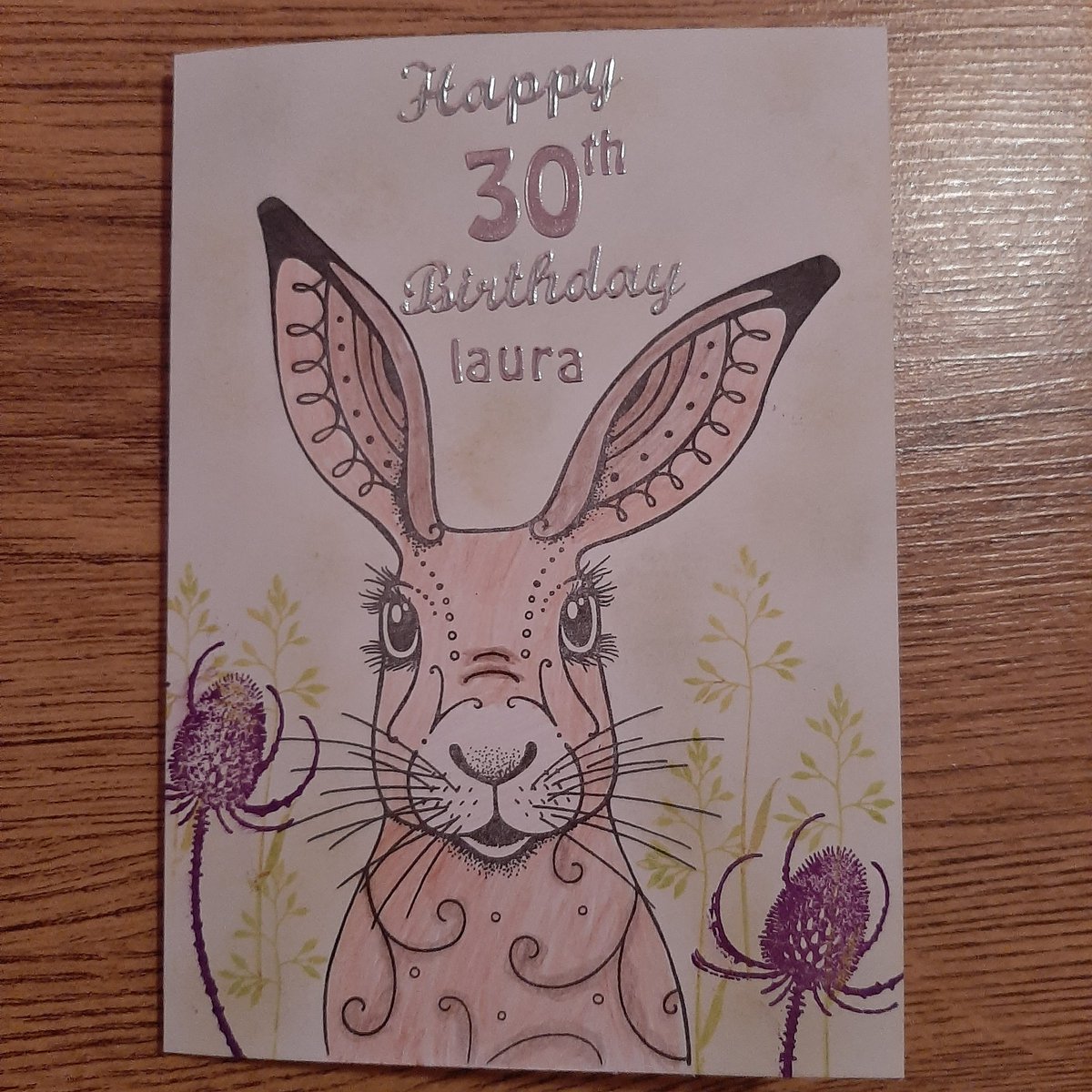 #greetingcard #handmade #madewithlove #pinkinkdesigns #inkstamping #birthdaycard