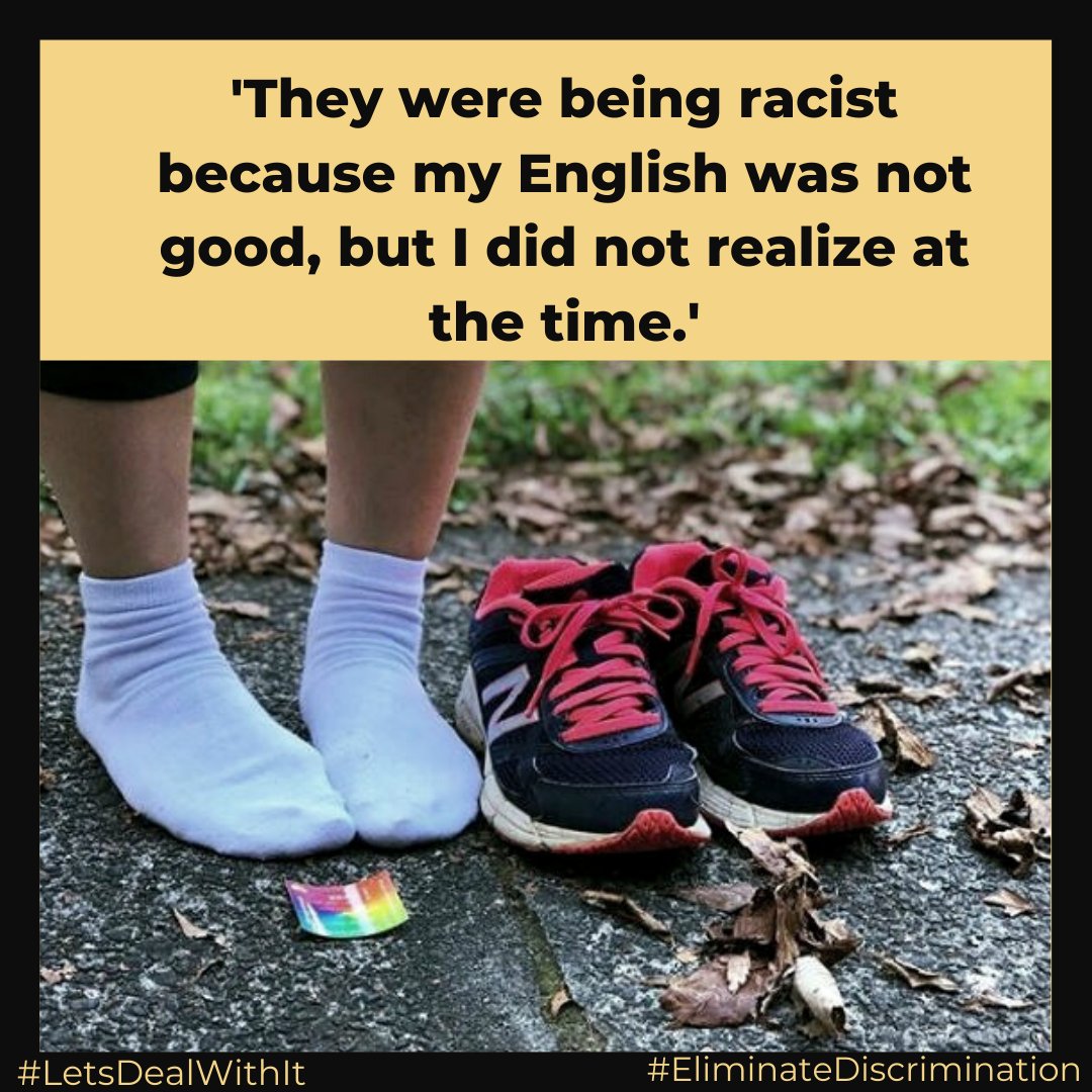 _LetsDealWithIt's tweet photo. To raise the voice against all kinds of discrimination in NZ and to eliminate it, Shakti Community Council has initiated a campaign called "Let's Deal with it". For this campaign, one of the ways we move forward is by sharing a real story on discrimination. Here is one below! https://t.co/k5UQ0cQQrN