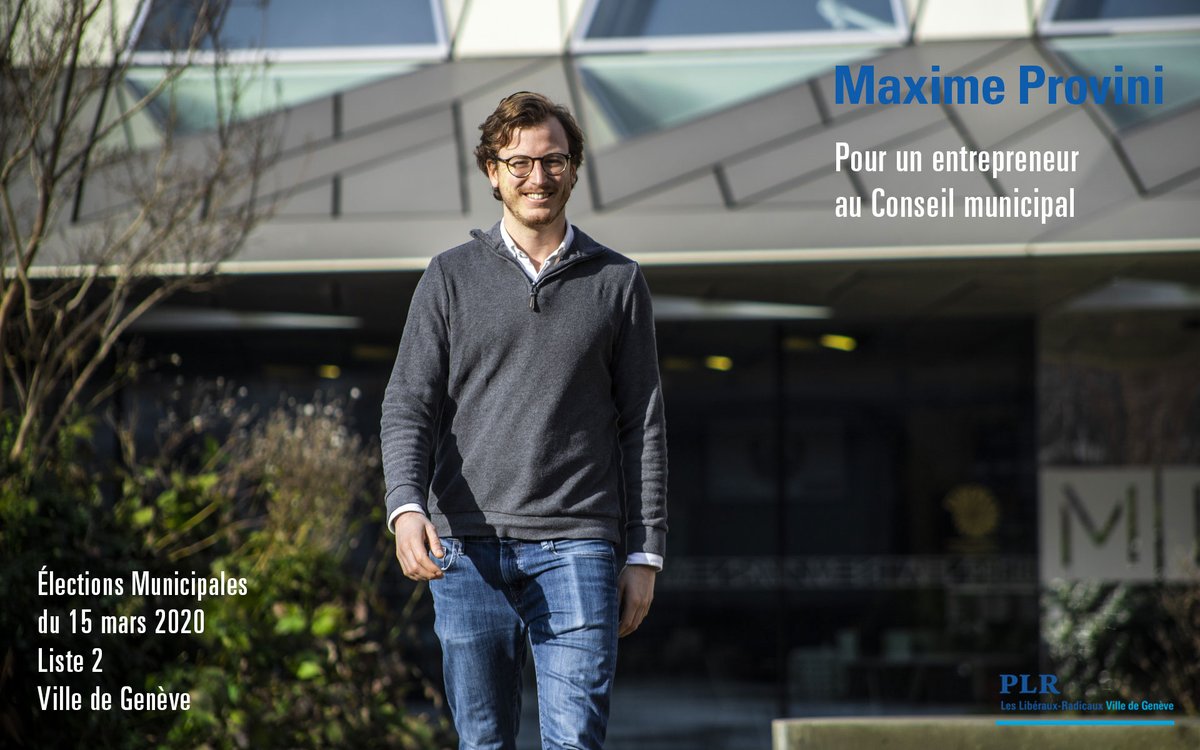 La date des élections se rapproche. 
Je compte sur votre soutien et votre mobilisation. 
Vous trouverez sur mon blog l’ensemble des idées et projets que je souhaite défendre en ville de Genève : maximeprovini.blog.tdg.ch/archive/2020/0…