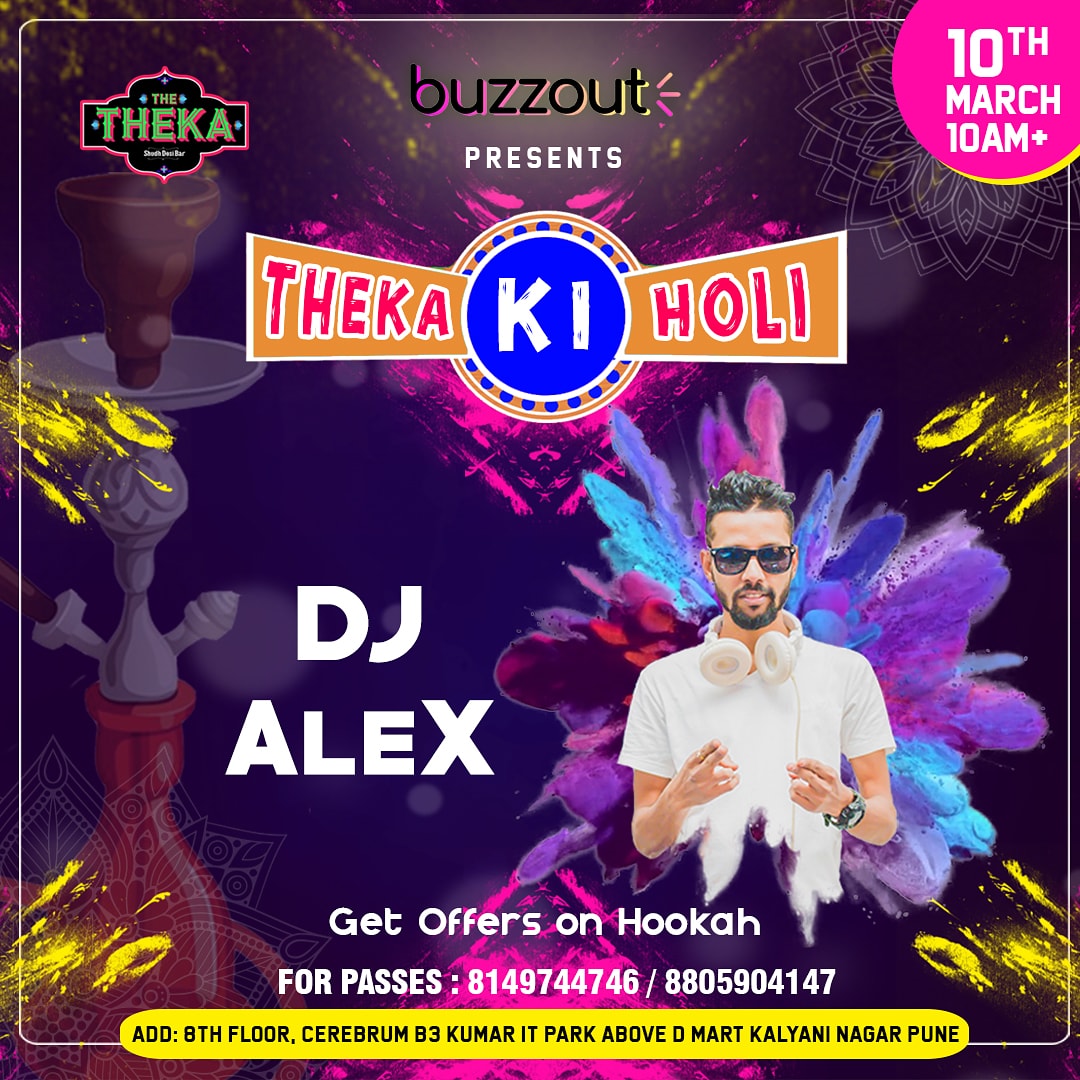 BuzzOutIn's tweet photo. NEXT UP IN THE LINE FOR "THEKA KI HOLI" IS @djalex 💥
.
* Passes Starting From 300/-*
* Grab Your Passes Soon!🔥
.
* DOWNLOAD BUZZOUT. HERE'S THE LINK BELOW ️⬇️
https://t.co/bFDL9W5E38 https://t.co/e7QRuqO0aR