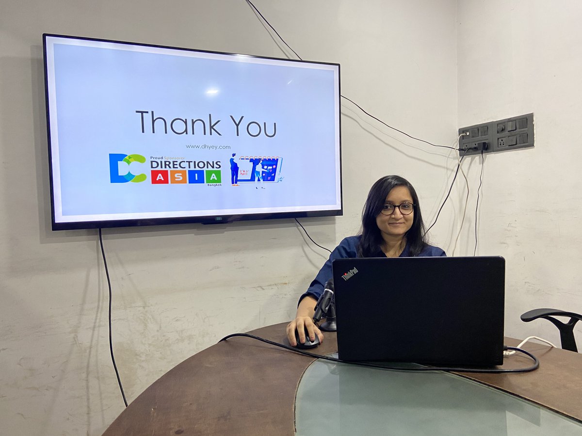 Dhyey_dt's tweet photo. Megha Chavda was Exceptional in today's Webinar 

#DirectionsAsia #Directions4Partners #microsoftpartner #directionsAsia2020 #DhyeyConsulting #msdyn365 #Dyn365Sales #JavaScript #dynamics  #DhyeyTech  #WebResource https://t.co/DFautTEsXV