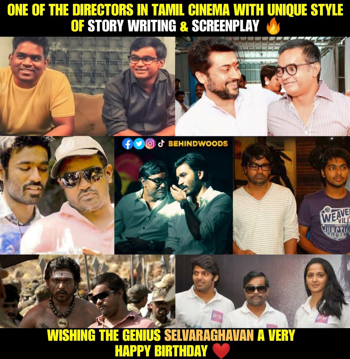 Behindwoods On Twitter Wishing The Genius Director Selvaraghavan A Happy Birthday Eagerly Waiting For Your Next Flick Happybirthdayselvaraghavan Hbdselvaraghavan Selvaraghavan Https T Co Nqmhdc1x6l