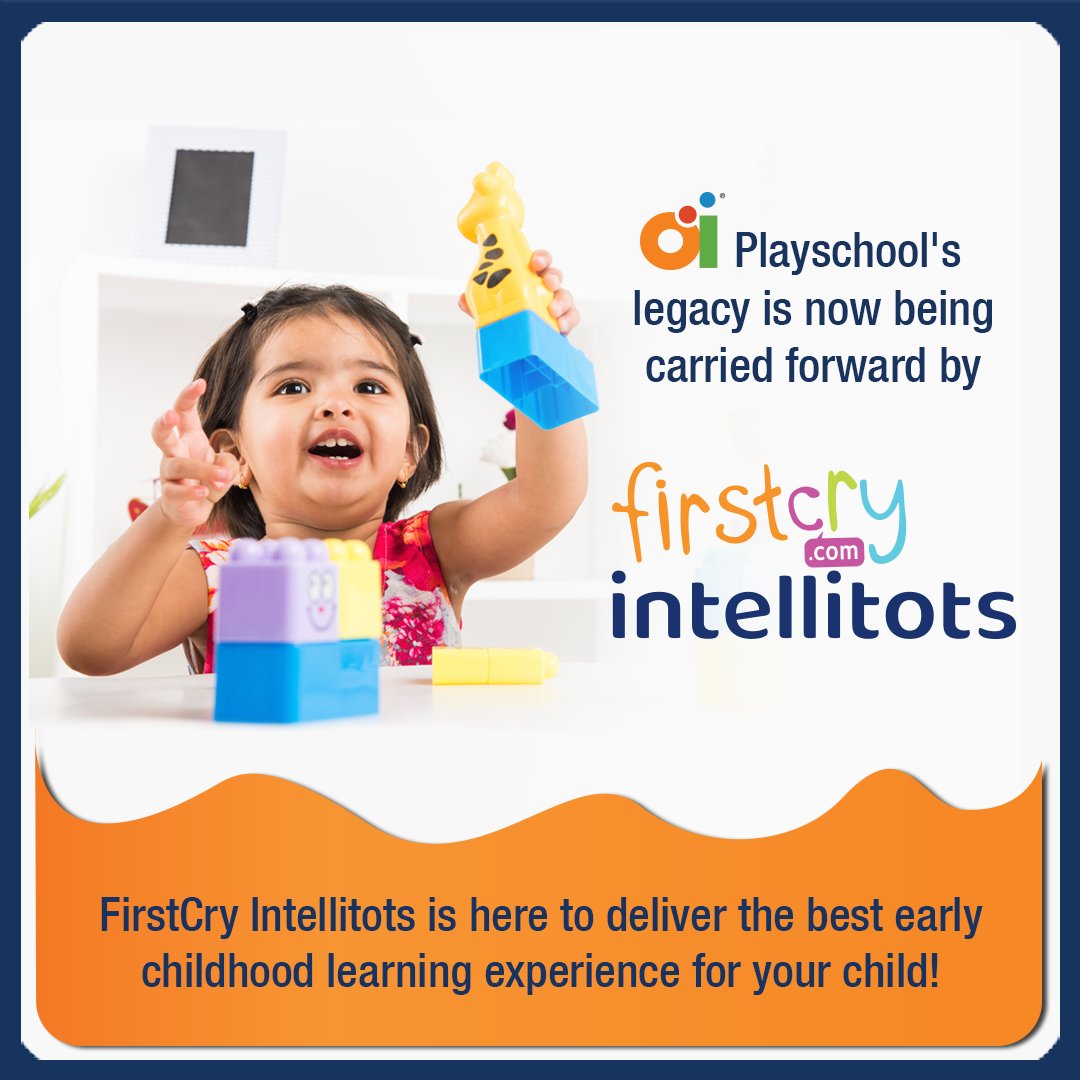 FC_Intellitots's tweet photo. Oi Playschool is now FirstCry Intellitots. We aim to make every child happy by delivering the best early childhood learning experience!
.
.
#FirstCryIntellitots https://t.co/vqF619TW83