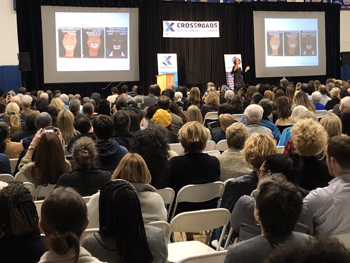 audiovideowest's tweet photo. A/V  @XrdsSchool
Lecture Series.  Robin DiAngelo “WhiteFragility”
@shure @SoundcraftUK @DraperAV @eiki_intl_inc @QSC https://t.co/SdYSOvTRW1