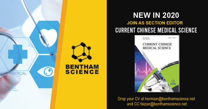 BenthamScienceP's tweet image. Join as Section Editor | Current Chinese Medical Science
For Details, Visit: bit.ly/3aplaA4
#SectionEditor #ChineseMedicalScience #BenthamScience #FreeResearch #NewJournal #Hematology #Oncology
@BenthamScienceP @ChineseChemSoc