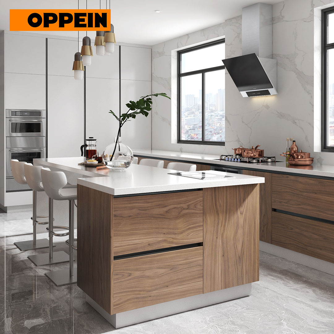 OPPEIN Home auf Twitter „Big marvelous kitchen cabinets for villa ...