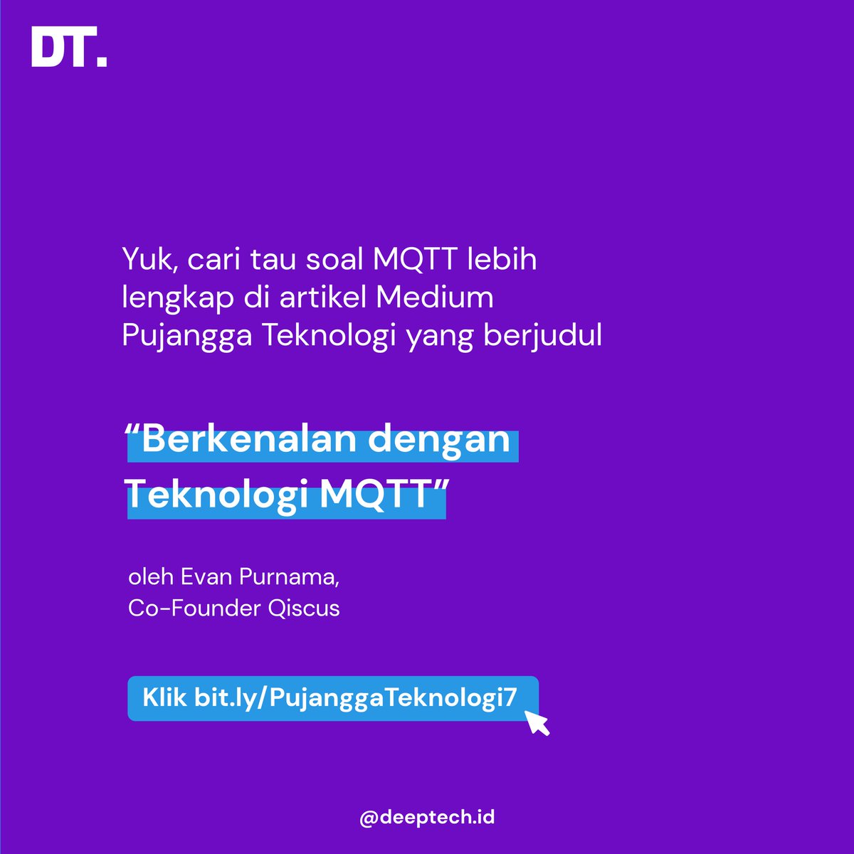 deeptech_id's tweet photo. Klik https://t.co/vqmUmQyzzZ untuk tau komponen dalam MQTT secara lengkap.
#deeptechfoundation #deeptechid #internetofthings #internetofthingsisthefuture #iot #communicationtechnology #futuretech #medium #pujanggateknologi #futuretechnology #futuretechnologies https://t.co/v7DQnSwwPL