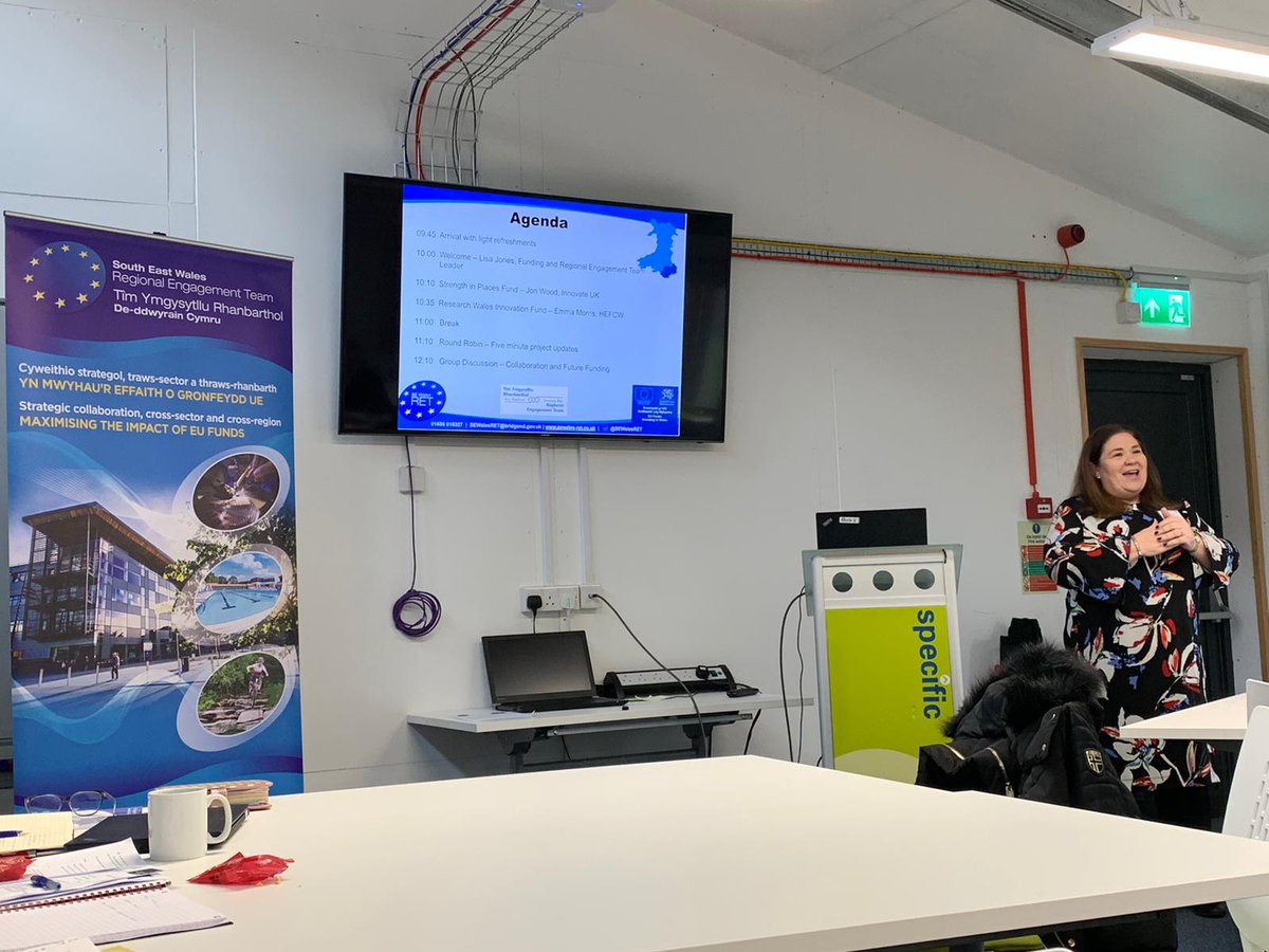 info_specific's tweet image. 📢✍️Today, we're hosting @SwanseaBayRET's Research and Innovation Information Sharing event in our Active Classroom!

So far, we've heard some interesting talks from @InnovateJon @innovateuk and Emma Morris, @HEFCW ✨

#ActiveBuildings #GenerateStoreRelease