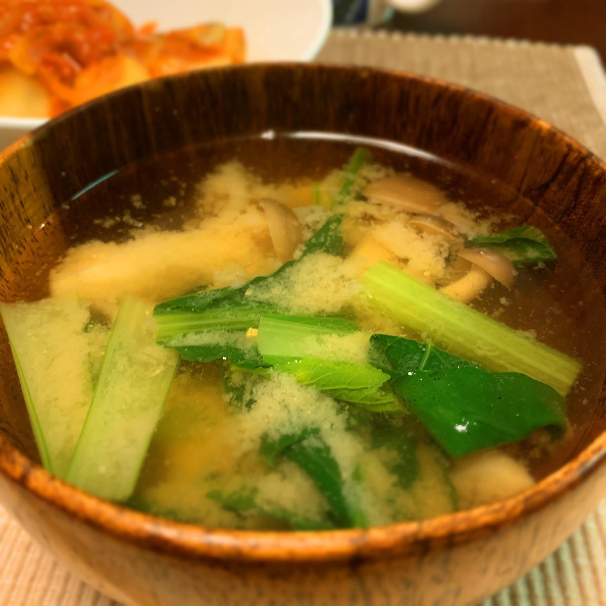 カワココ على تويتر 鱈とジャガイモのトマト煮 小松菜としめじのお味噌汁 炊きたてご飯