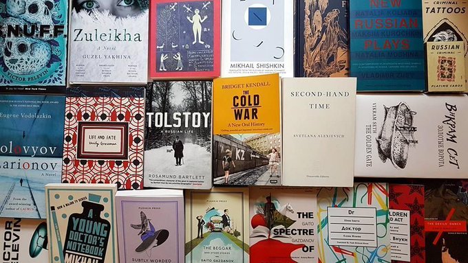 A big shout out for the #PushkinHouse bookshop on #WorldBookDay! Drop in or browse online for a wonderful selection of books that explore all aspects of Russian culture, history and society. 📚 bit.ly/2VQJftv