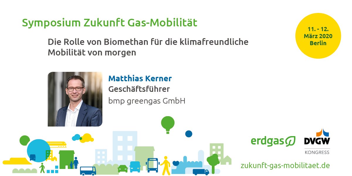 Wir sind dabei! Symposium Zukunft Gas-Mobilität | Der Branchentreffpunkt am 11. + 12. März 2020 mit Fokus auf CNG, LNG & Grüne Gase in Berlin! 

Mit im Gepäck: unser Vortrag „Die Rolle von Biomethan für die klimafreundliche Mobilität von morgen“. #ZukunftGas #Gasmobilität