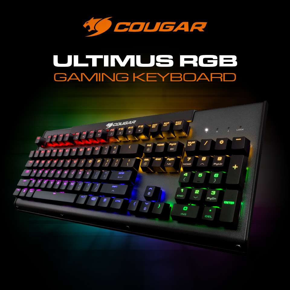 CougarGaming_es's tweet photo. Increíblemente bello, tremendamente útil y extremadamente robusto 😎

Así es nuestro teclado Ultimus RGB ▶ https://t.co/puI9UValCX

#CougarGaming #Gaming #MechanicalKeyboard #GamingKeyboard https://t.co/GLKB2SiFz7