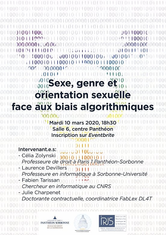 Nous vous attendons nombreux pour notre 3ème conférence de l'année sur le "Sexe, genre et orientation sexuelle face aux biais algorithmiques" Mardi 10 mars à 18h30 en Salle 6 au centre Panthéon.
👇 Inscription ci-dessous👇
eventbrite.fr/e/billets-sexe…

#Algorithme #IA #AI #CleanAI