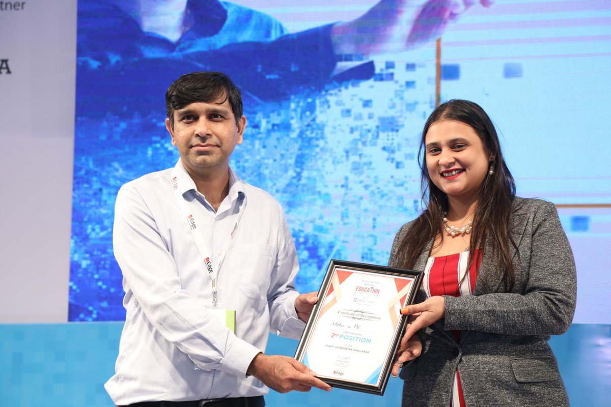 derbifoundati0n's tweet photo. #DERBIFoundation congratulates its incubatee, @cretile  - A Complete STEM Education Solution, for winning Start-Up Booster Challenge Award at @ET_Edge - An Economic Times Initiative Education Symposium.

#StemEducation
#Cretile https://t.co/iWZXpVWXpW