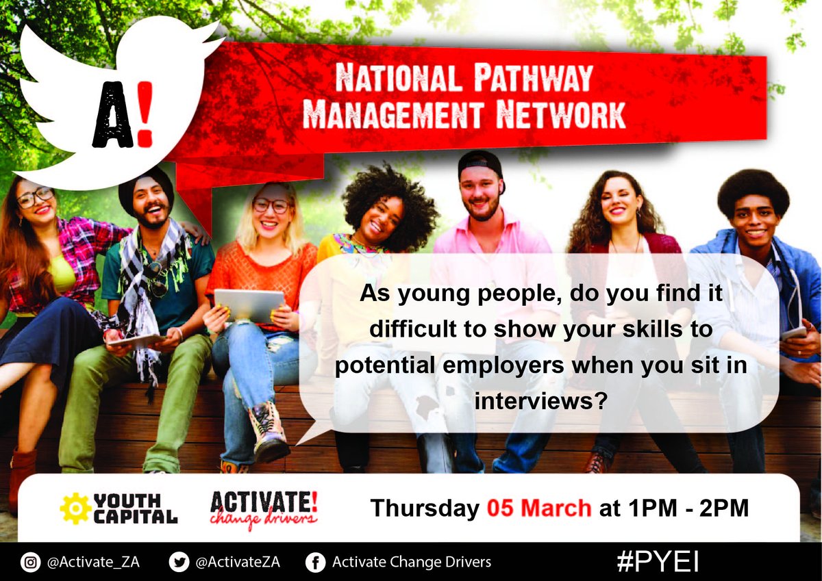 ActivateZA's tweet photo. #PYEI #SONA2020 #ActivateSONA @YouthCapitalSA https://t.co/hT90LWu1Fl