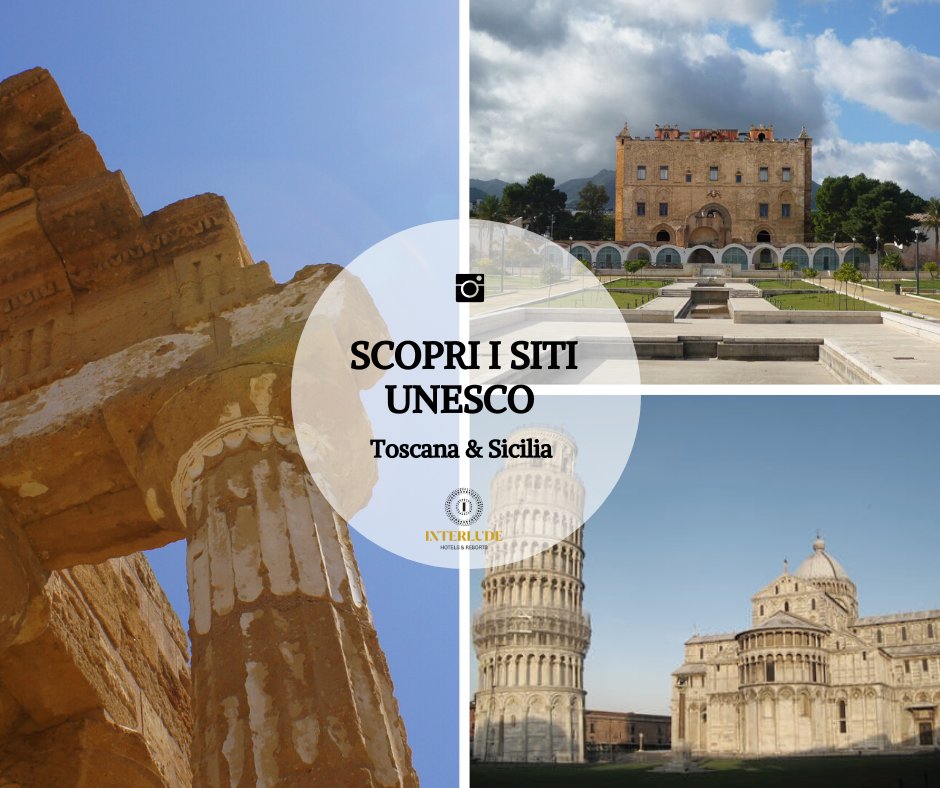 Per chi desidera fare esperienze uniche e ricche di emozioni, è facile ritrovarsi in atmosfere che richiamano scene lontane nel tempo ma mantenute vive da splendidi monumenti che popolano la Sicilia e la Toscana, un viaggio tra i tesori dell’Unesco.