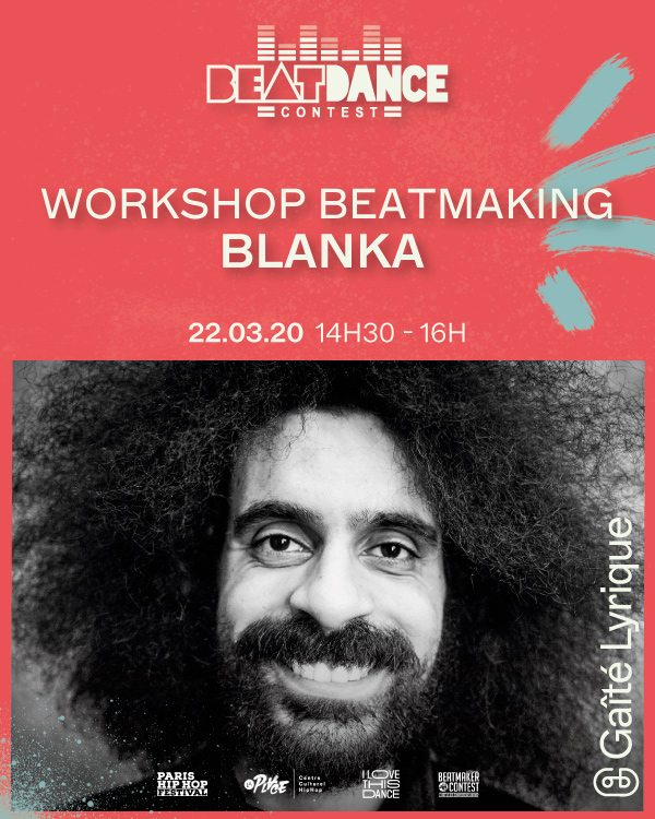 📣 Deuxième workshop organisé dans le cadre du Beatdance Contest 2020, cette-fois ci avec Blanka, entre autres membre éminent du quatuor bien connu <a href="/lafineequipe0/">La Fine Equipe</a> !

Plus d'infos et billetterie par ici 👉 bit.ly/workshop-blanka