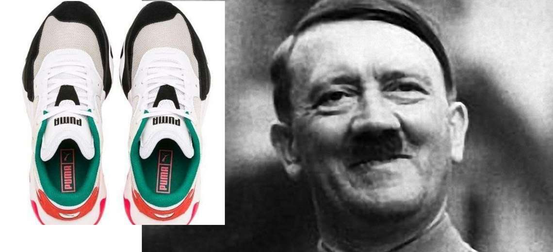 Zapatillas puma con cara de hitler hotsell