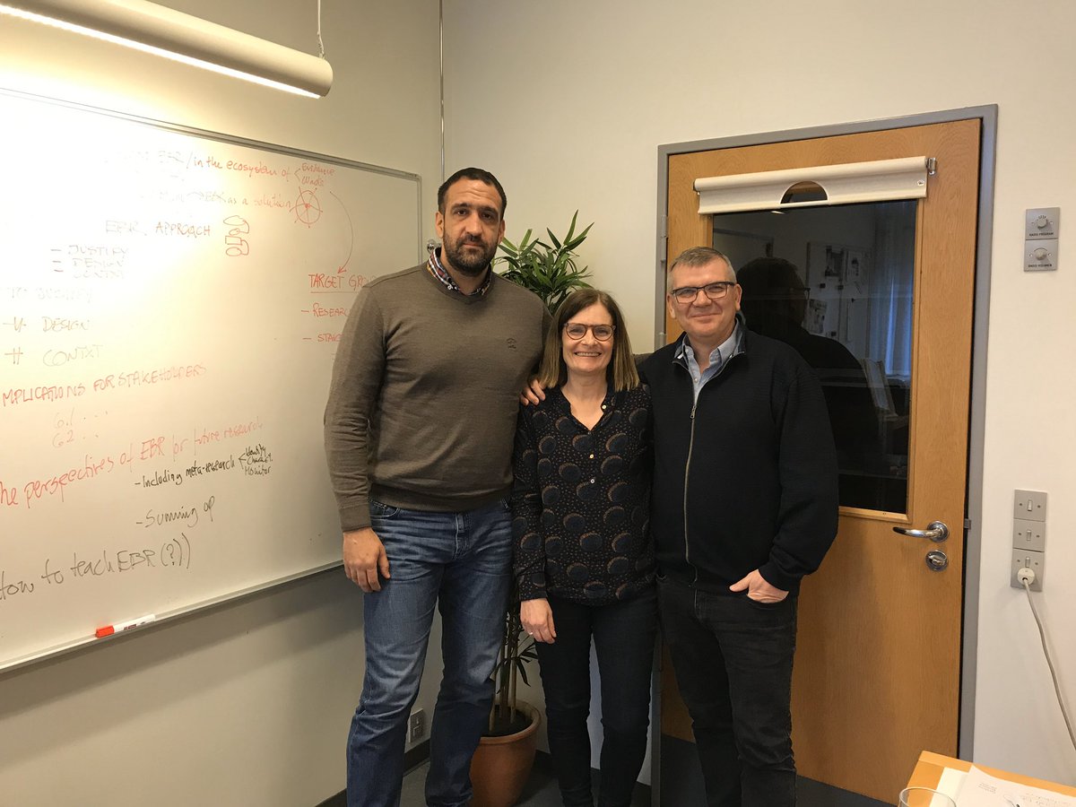 RatkoPeric's tweet photo. Successful and productive meeting during my #STSM @evbres @COSTprogramme with @tweethlund and @janeandreasen #EBR #evbres https://t.co/sFhfKJ0Xk3