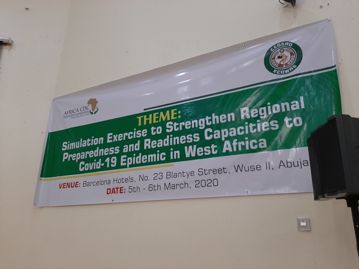 VolteHealth's tweet photo. ECOWAS member states are now participating in a Simulation Exercise to Strengthen Preparedness and Readiness capacities to #covid19 in West Africa. https://t.co/WckxmcGKx3