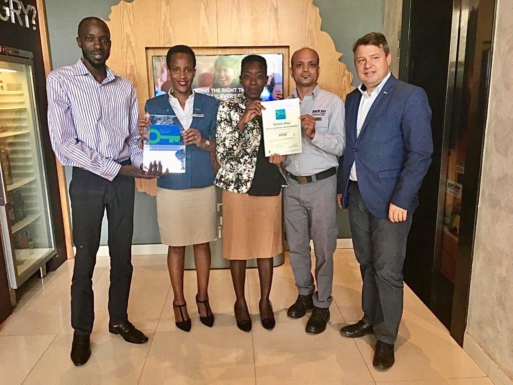 GreenKeyKenya1's tweet photo. Congratulations to Park Inn by Radisson, Nairobi Westlands on once again achieving the Green Key award for your high sustainability standards. We are honoured to have your hotel in the programme! π π #greenkeykenya #magicalkenya #radissoncares #responsiblebusiness #koeeat22 https://t.co/LfhG3KKHWF