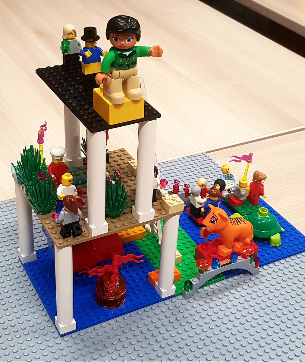 Creativity_Anna's tweet photo. The result of a wonderful workshop with the LEGO Group last week in Munich: 
a shared understanding of the focus areas for a cross-functional team. 
Love the strong three-dimensionality. 
#LEGO #LEGOSeriousplay #LSP #workshop #Kreativität #Team #Teamentwicklung #Teamwork #München https://t.co/ez6ocaKQ3X