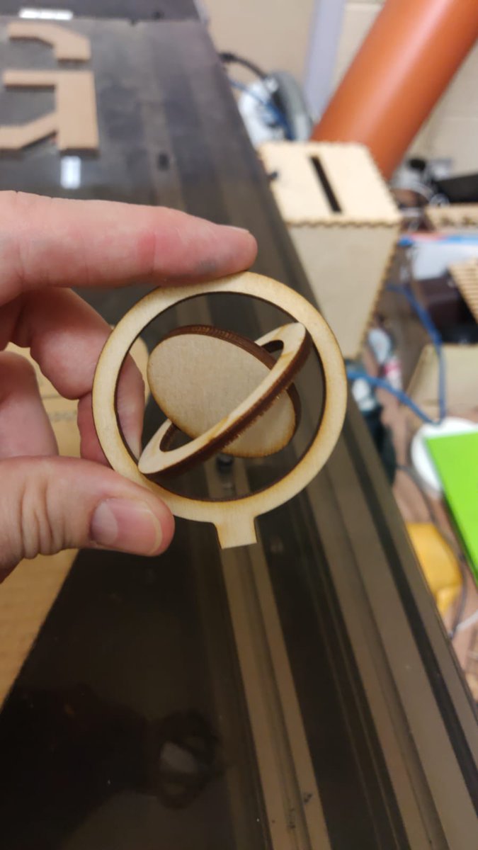 TOG_Dublin's tweet image. Check out these prototypes for the @SciHackDay_Dub &quot;Science Champion metals&quot; that will be given out this weekend. #lasercut #pewpew