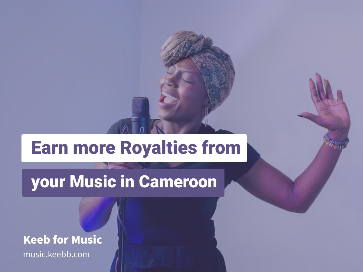 keeb_app's tweet photo. Artist or Label in Cameroon🇨🇲? 

Earn Royalties from your music on "Keeb Listenin" - a new music streaming service within @keeb_app that lets users; discover, listen, share &amp; download their favorite 237 music, legally!

Learn more &amp; start publishing, visit https://t.co/7Mz3AKNF8K https://t.co/7HmBZy19rJ