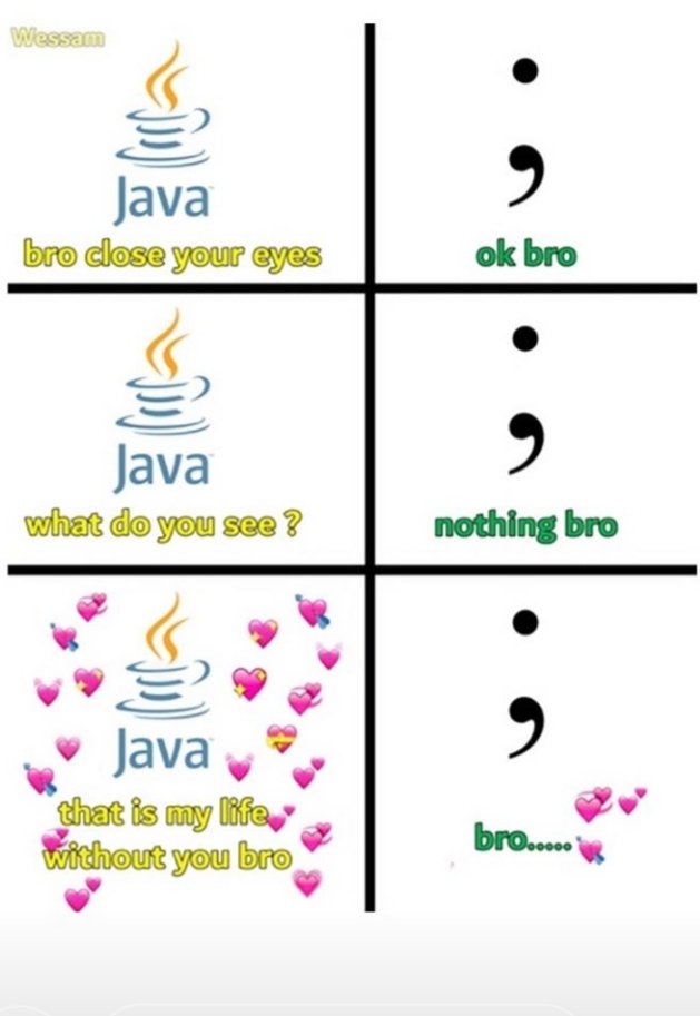Mohamedcharfi96's tweet photo. Life mean @java https://t.co/Bgcl3Zh9yO