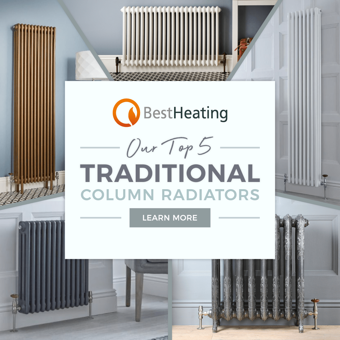 BestHeatingUK's tweet photo. Traditional is the new modern. Take a look at our top 5 timeless column radiators to see which one will be best for your home 🔥 ➡ https://t.co/EwO4DklXco https://t.co/W3rBSnbTWt