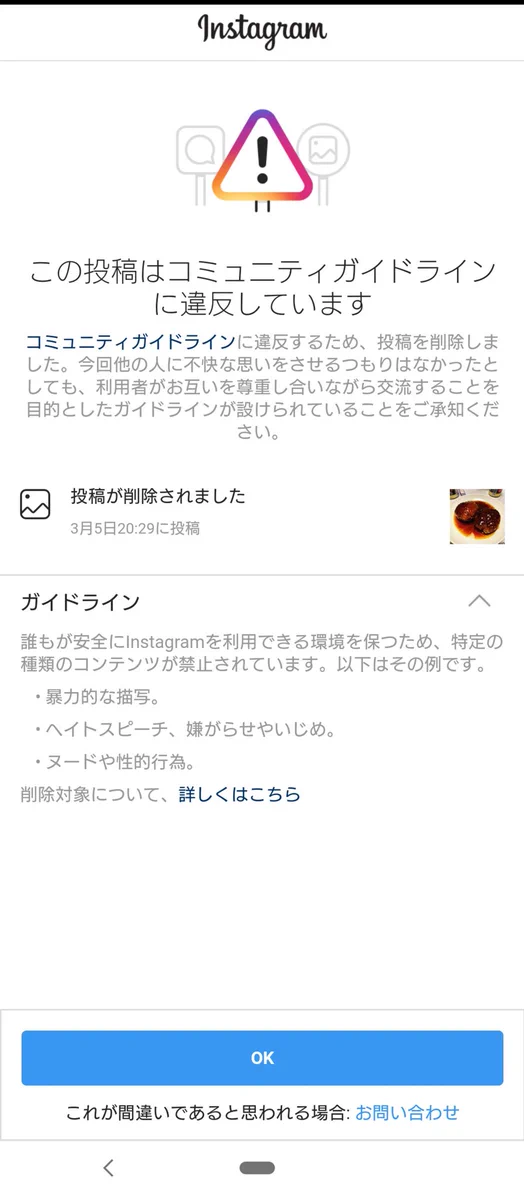 ハンバーグ画像が削除⁉インスタ始めて即辞めたくなったという事件が話題www