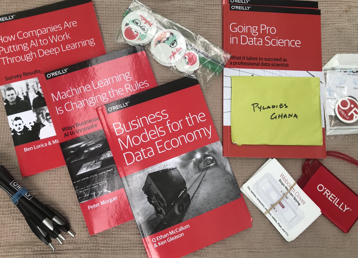 PyLadiesGhana's tweet image. Thank you Amanda Casari (@amcasari) for donating more books and swag to our library and big thanks to Michelle Grover (@Jcmish) for all the help.
These resources will go a long way to help our community.
#PyLadiesGhana #WomenWhoCodeInPython