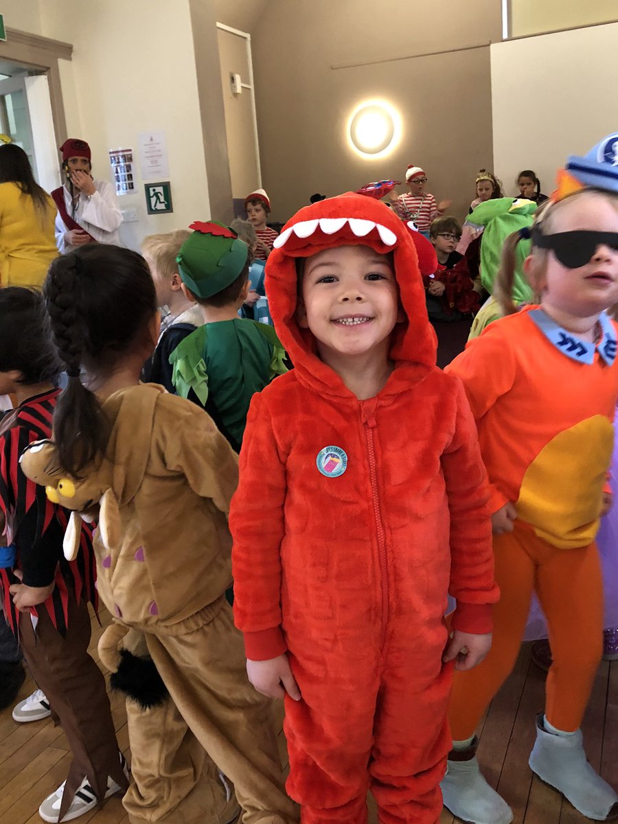 BromPrepArchive's tweet photo. A fantastic @WorldBookDayUK procession of book characters @BromsPrePrep https://t.co/hYpJCphNhQ