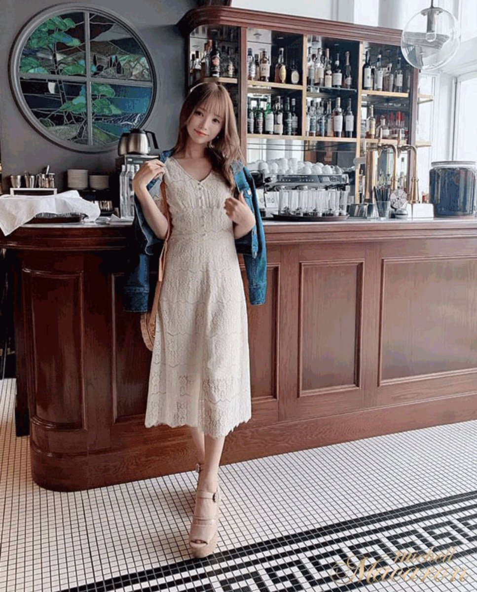 ミシェルマカロンを3.4年ぶりに覗いた。そして可愛いレースワンピ