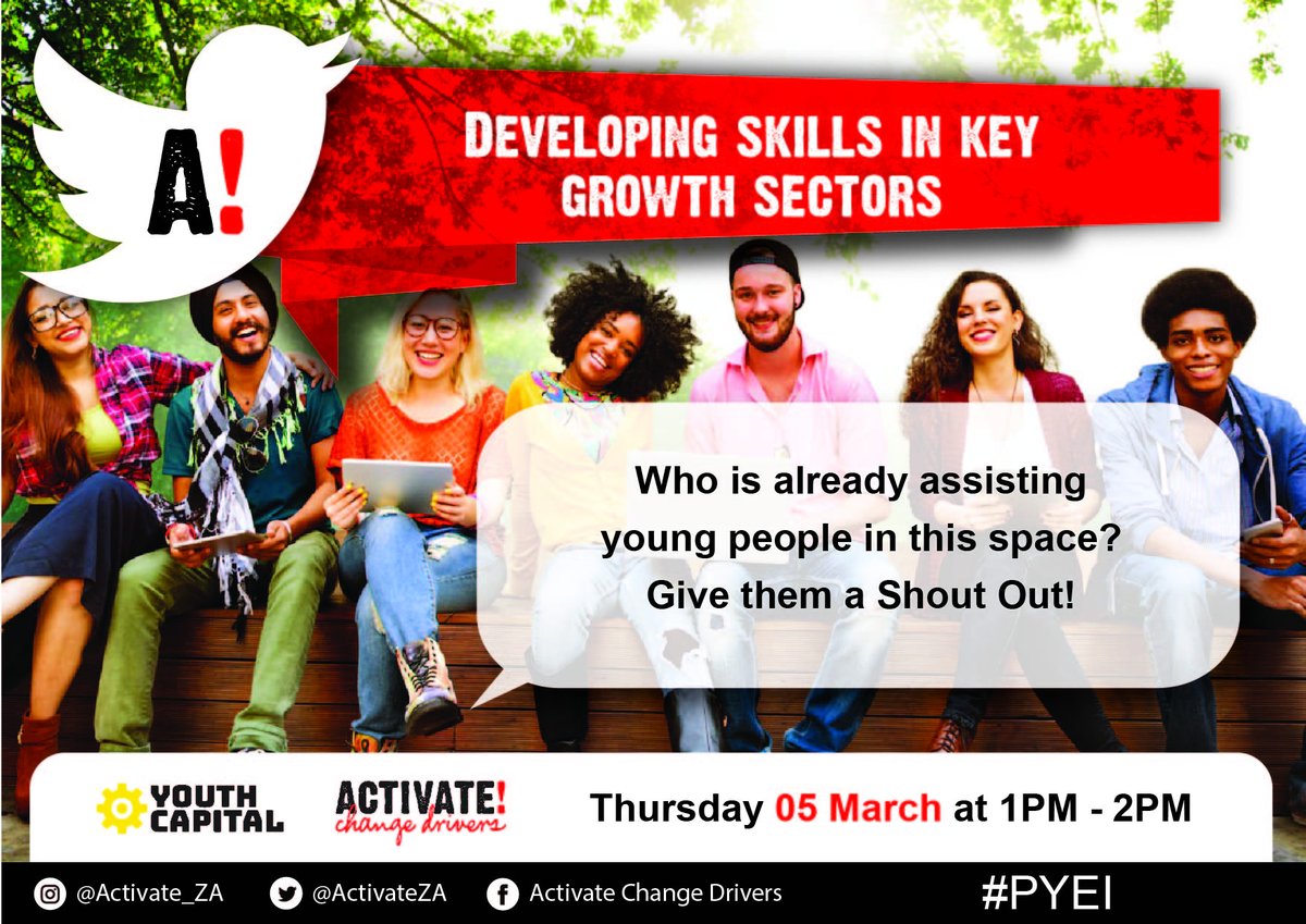 ActivateZA's tweet photo. #PYEI #SONA2020 #ActivateSONA @NYDARSA @YouthCapitalSA @saul_musker https://t.co/Ncg4m31iAU