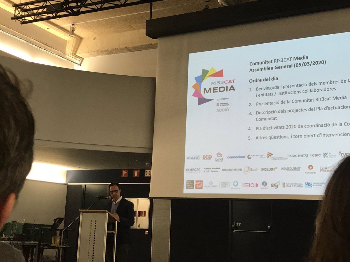 IsaRoigLlorca's tweet photo. Avui ens reunim 40 empreses i entitats per constituir la Comunitat #RIS3CATMEDIA amb @BCD_barcelona @Eurecat_news @CreactivitatDT @accio_cat @barcelonactiva #designandtech #designforinnovation #creativeindustries #creativetalent https://t.co/hN4TcUd4mA