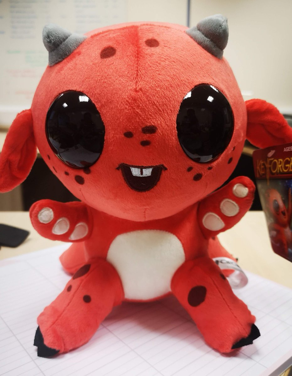 AconyteBooks's tweet image. We have adopted a new baby in the office! @lottiellw &amp;amp; @GeekGirlBookWrm were instantly smitten with the adorable Fuzzy Gruen... @Marc_Gascoigne not so much

#keyforge #WePlayGames #fuzzygruen #inlove