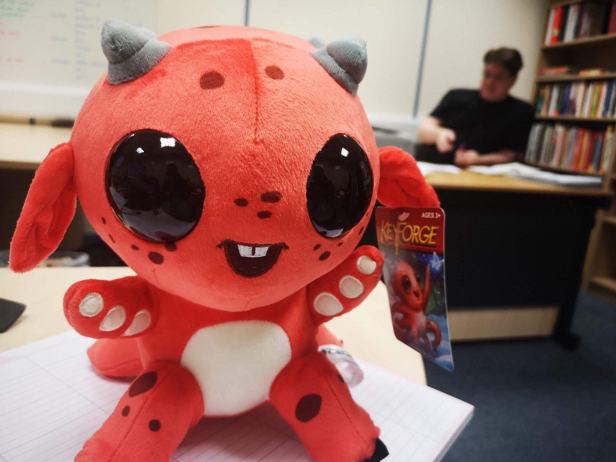 AconyteBooks's tweet image. We have adopted a new baby in the office! @lottiellw &amp;amp; @GeekGirlBookWrm were instantly smitten with the adorable Fuzzy Gruen... @Marc_Gascoigne not so much

#keyforge #WePlayGames #fuzzygruen #inlove