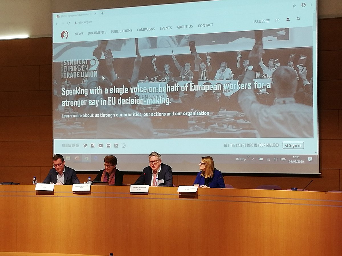 etuc_ces's tweet image. #NetLex @PHilmersson &quot;The conference on the future of the EU should lead to more democracy within the EU integration process. Thanks to the @Europarl_EN for supporting social partners involvement in the conference&quot;