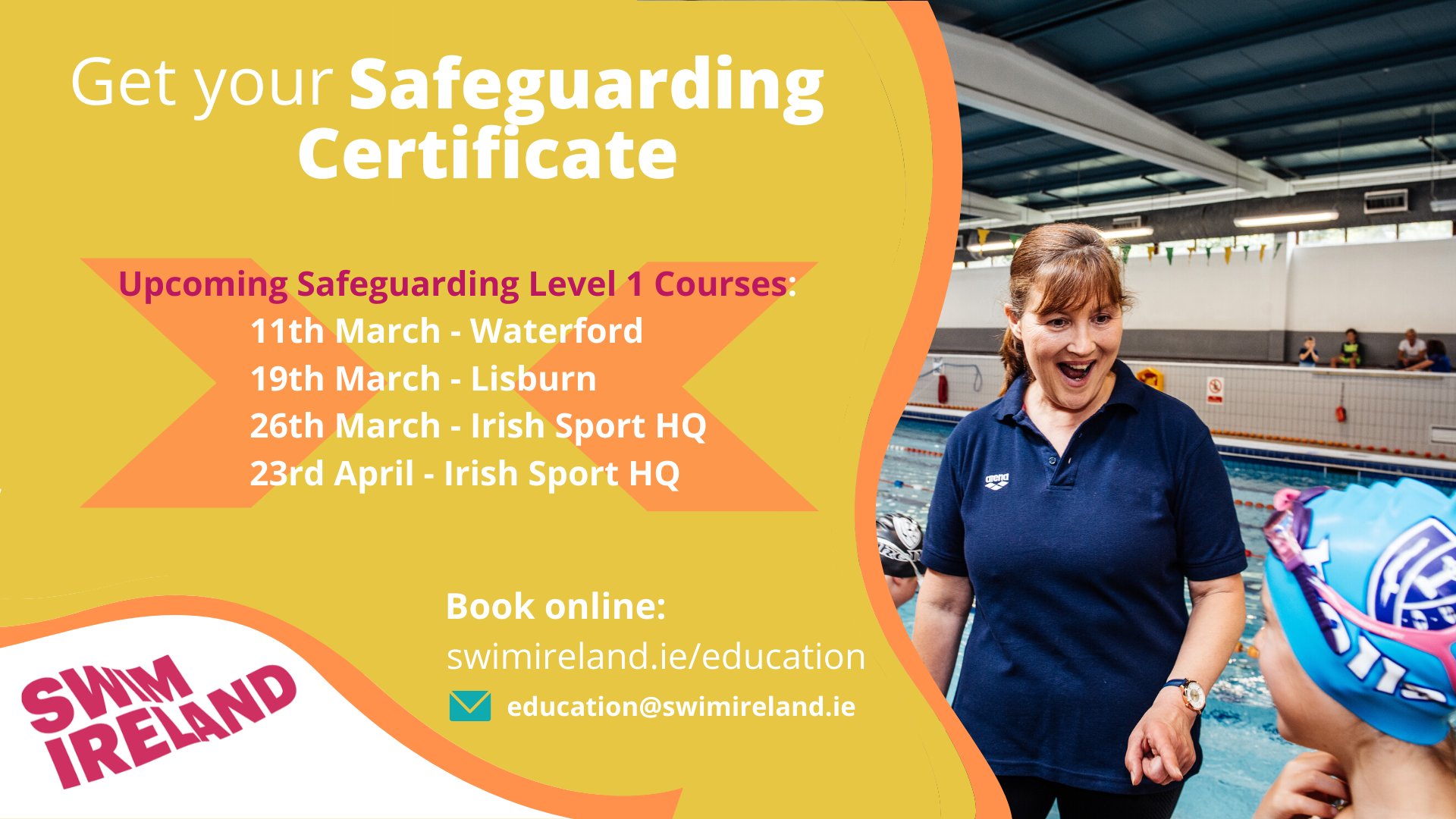 Swim Ireland on Twitter "If you require a Safeguarding Level 1
