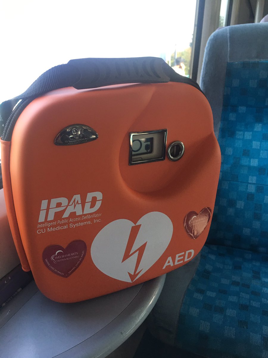 CalonHearts's tweet photo. We would love to see defibrillators available not only at every train station in Wales, but also on trains too ❤️
We're working towards a future where nobody is ever further than 100m away from a lifesaving defibrillator, wherever you are in Wales ❤️ https://t.co/pWTNEplHYZ https://t.co/PP1paWo8OV
