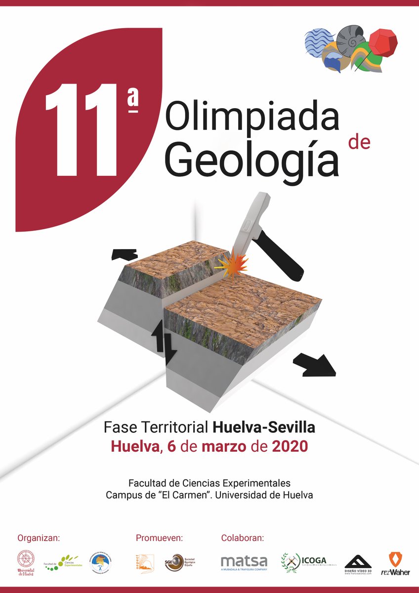 #Olimpiadas I Mucho éxito a nuestros jóvenes participantes en las XI Olimpiadas de Geología que tendrán lugar mañana en la Universidad de Huelva. #SOMOSUNO #MiColegio3.0