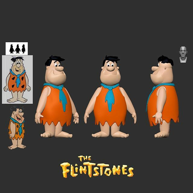 jaynewk's tweet photo. #yabbadabbadoo Here’s the next one in the Saturday morning cartoon blockout lineup! #fredflintstone in his glory! I loved the #Flintstones so much as a little kid and watched so many episodes. Although not completely on model currently, I plan to resume this at a later time!… https://t.co/O16W9zgwYI